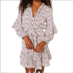 Misa  Los Angeles Nehda Dotted Mini Dress